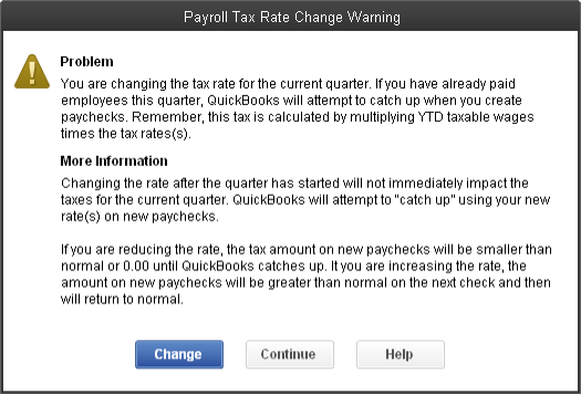 Change Sui Rate For Basic Enhanced Or Standard Payroll Quickbooks