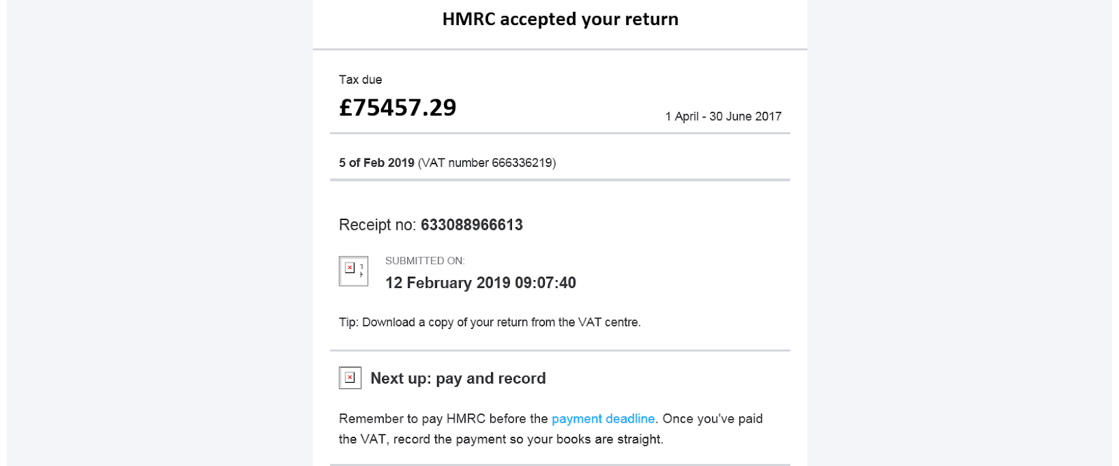 Submit a MTD for VAT return to HMRC in QuickBooks Online