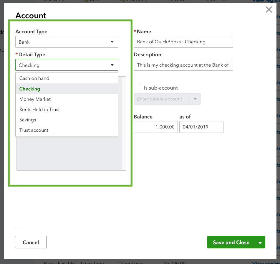 Quickbooks Online Add Chart Of Accounts