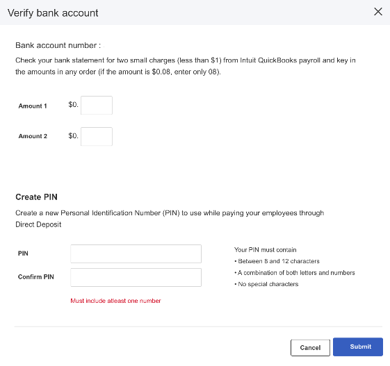 changing quickbooks payroll service account
