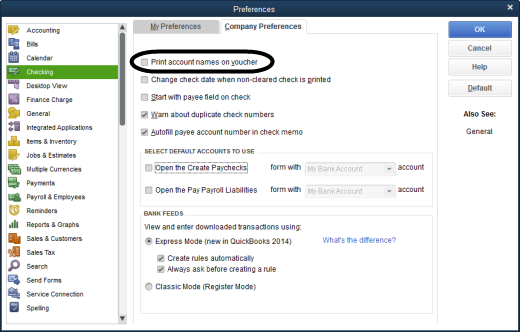 quickbooks voucher check layout