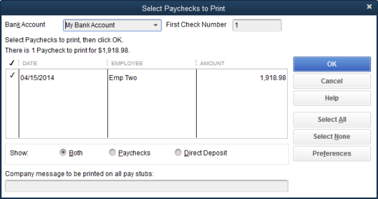 how to make pay stubs on quickbooks
