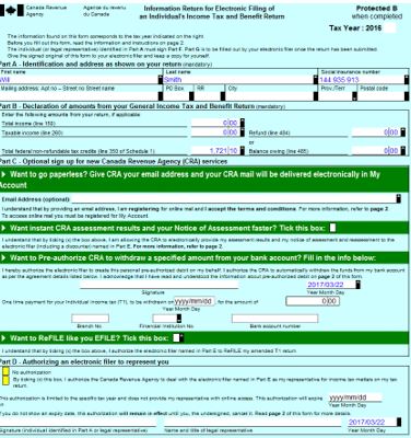 How to ReFILE a T1 return - ProFile