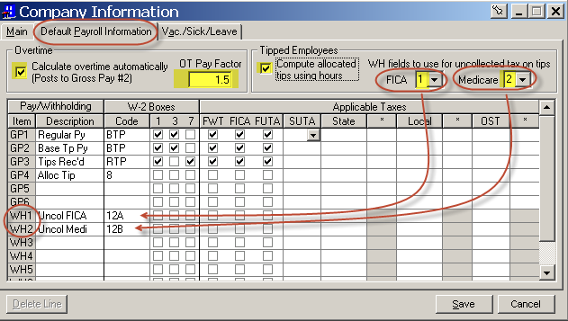 how to set up tips on manage payroll intuit