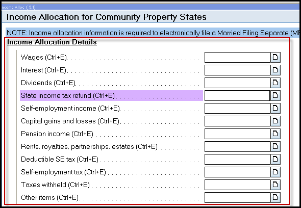 How To Generate Form 8958 In Lacerte