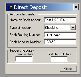 splitting multiple direct bank deposits between intuit accounts