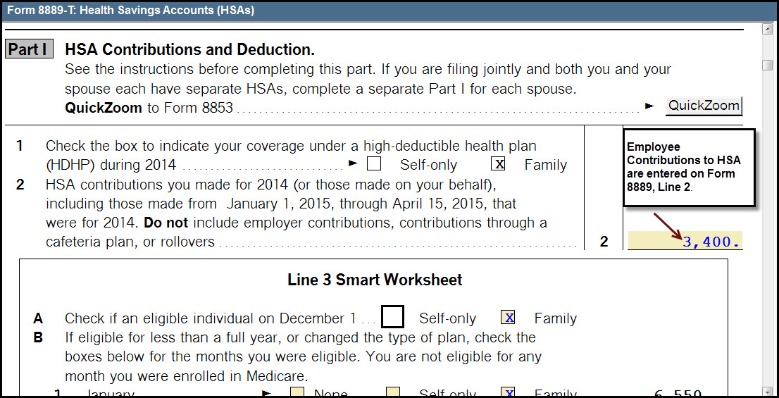 Entering HSA Health Savings Account Information ...