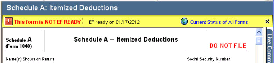 schedule forms