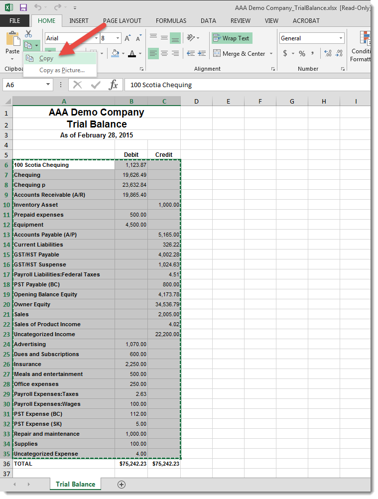 how to import data into quickbooks