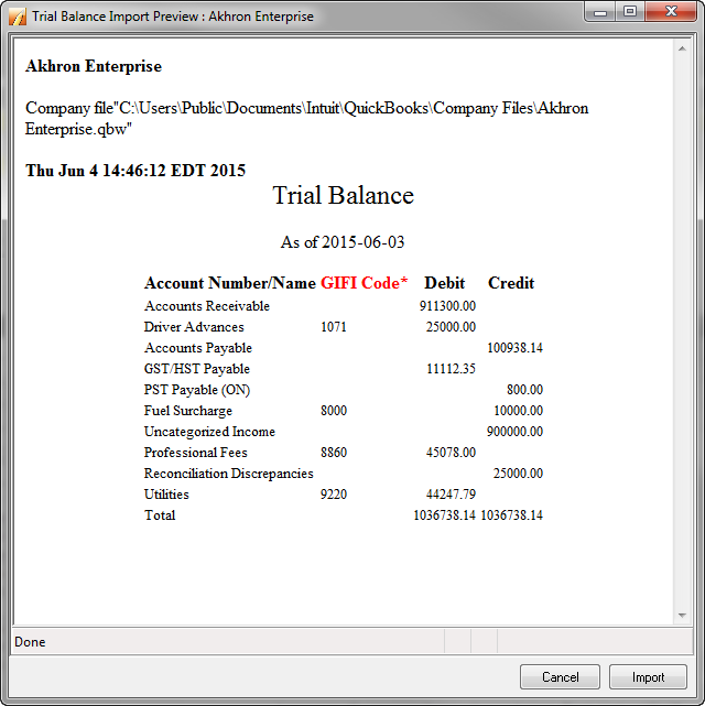 import data into quickbooks 2015