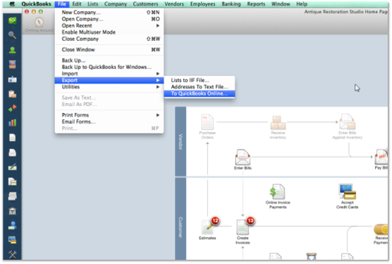 sales receipt in quickbooks for mac