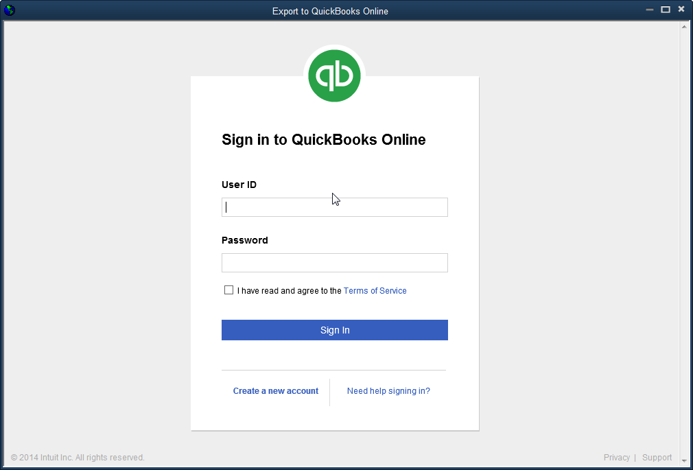 import data into quickbooks online account