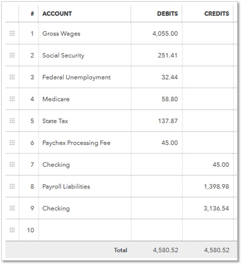 Record payroll transactions manually QuickBooks Community