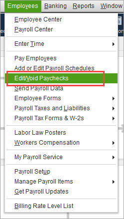 Change A Direct Deposit Paycheck To A Regular Paycheck In Quickbooks Desktop Payroll