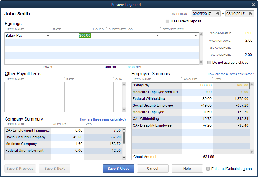 can you do quickbooks pro with payroll