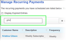 how to change recurring payments in qb for mac