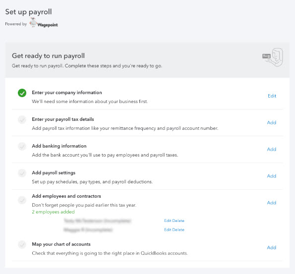 Payroll Comparison Chart