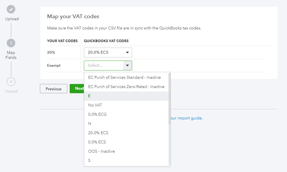 quickbooks online import csv file invoice