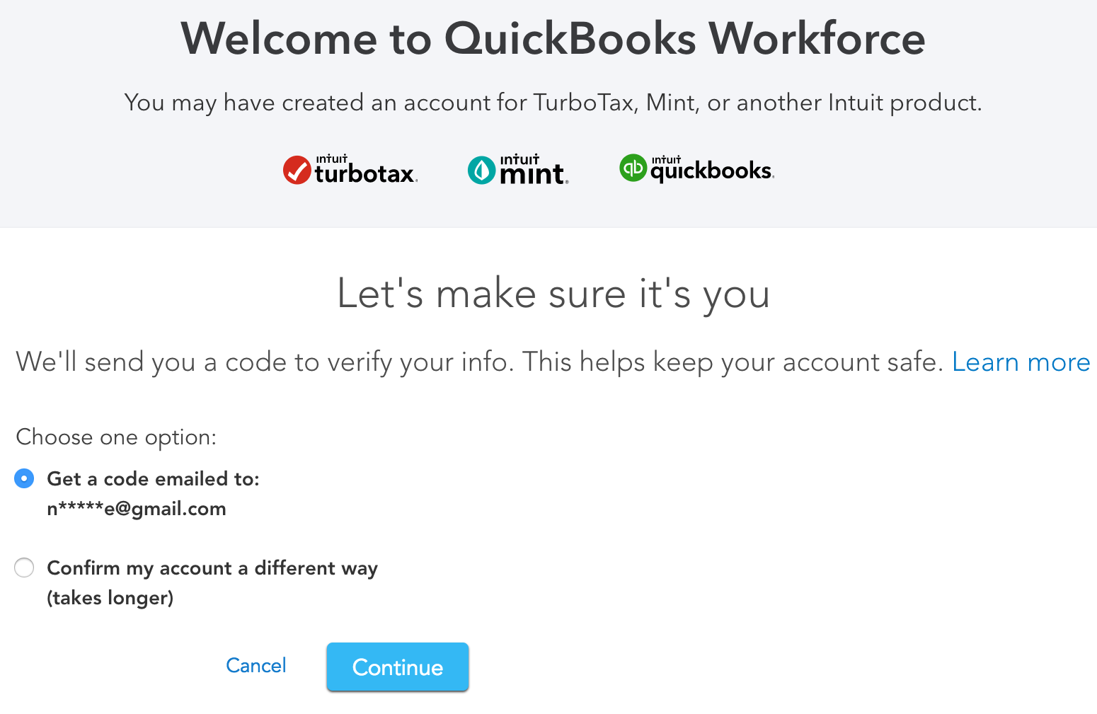 workforce login intuit