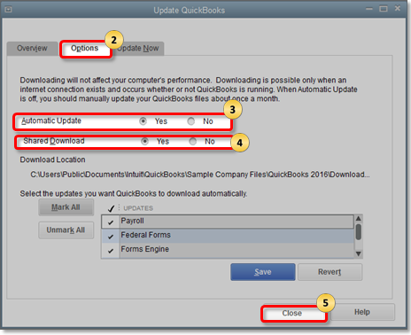 Download future updates automatically in QuickBooks Desktop