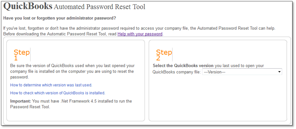 Password Reset Tool Intuit | use the automated password reset tool for quickbooks desktop Password Reset Tool Intuit | use the automated password reset tool for quickbooks desktop