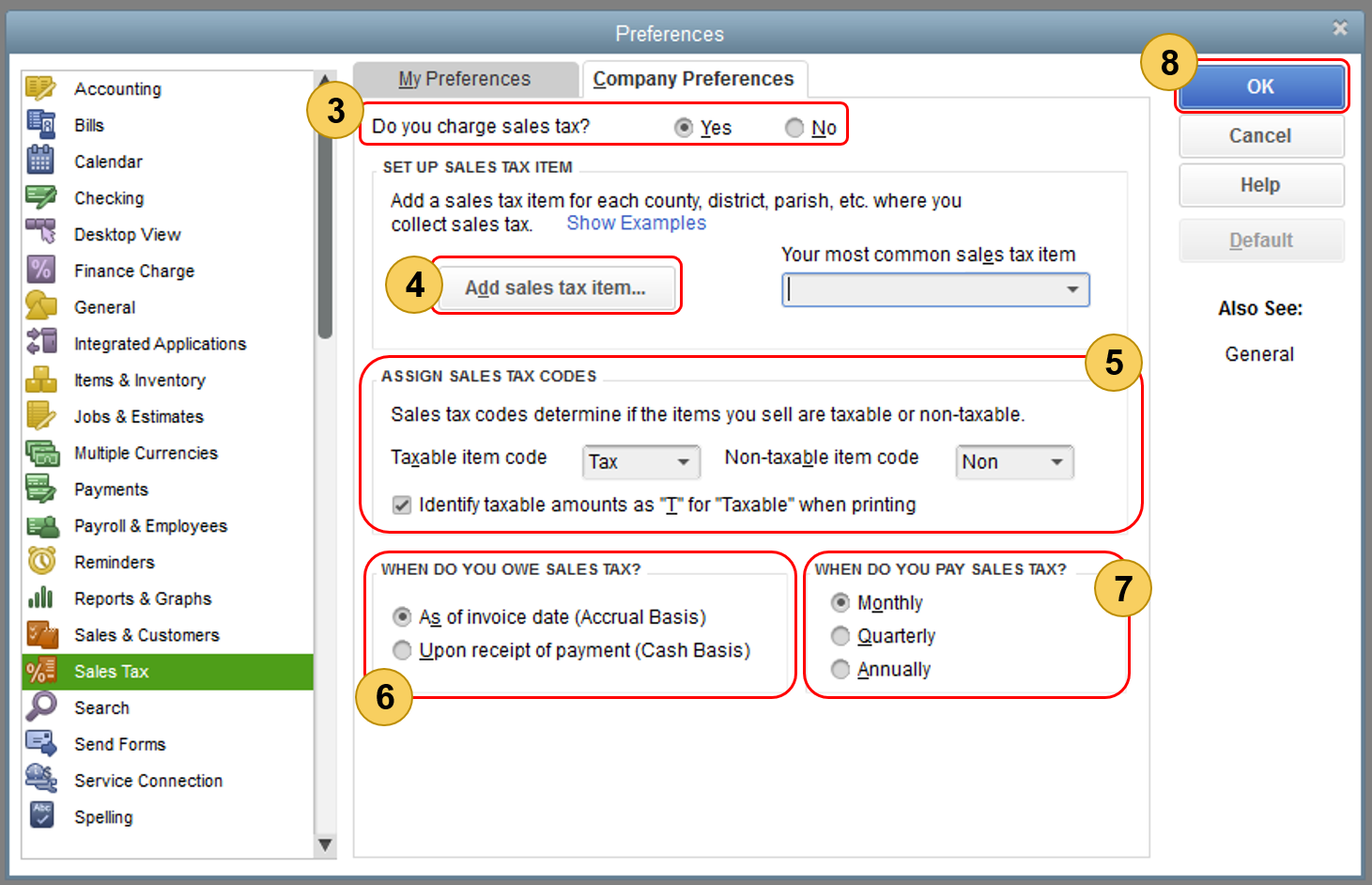 add types of items to quickbooks for mac 2016