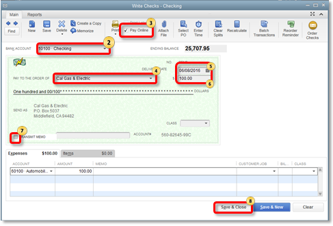 receiving electronic payments through qb for mac