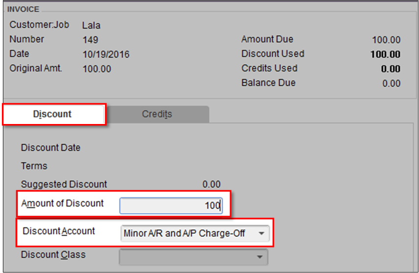 write off accounts receivable in quickbooks for mac