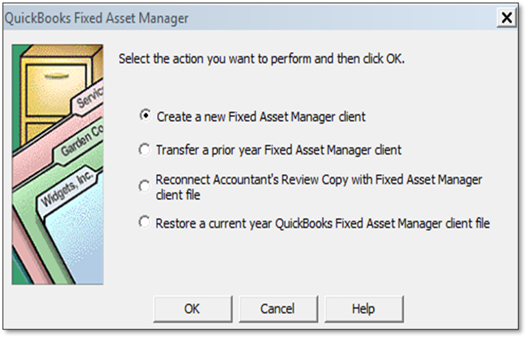 Set up Fixed Asset Manager (FAM)