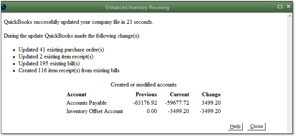 steps to Enhanced Inventory Receiving