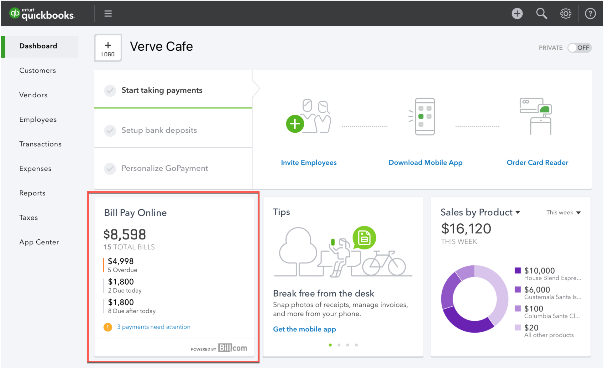 mediacom bill pay dashboard