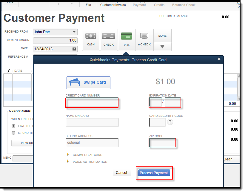 access card for intuit quickbooks 2015